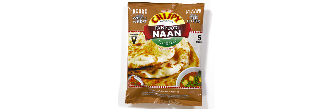 Crispy Naan - Frozen Whole Wheat