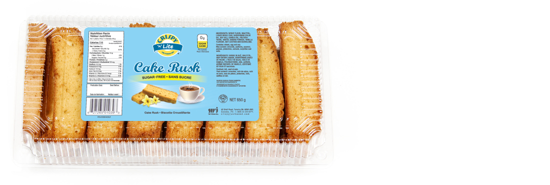 Crispy Cake Rusk - Sugar Free