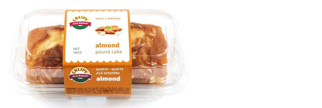 Crispy Sliced Pound Cake - Almond